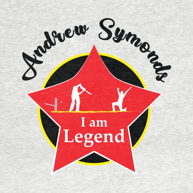 Andrew Symonds - I am Legend T-shirt by VectorPB